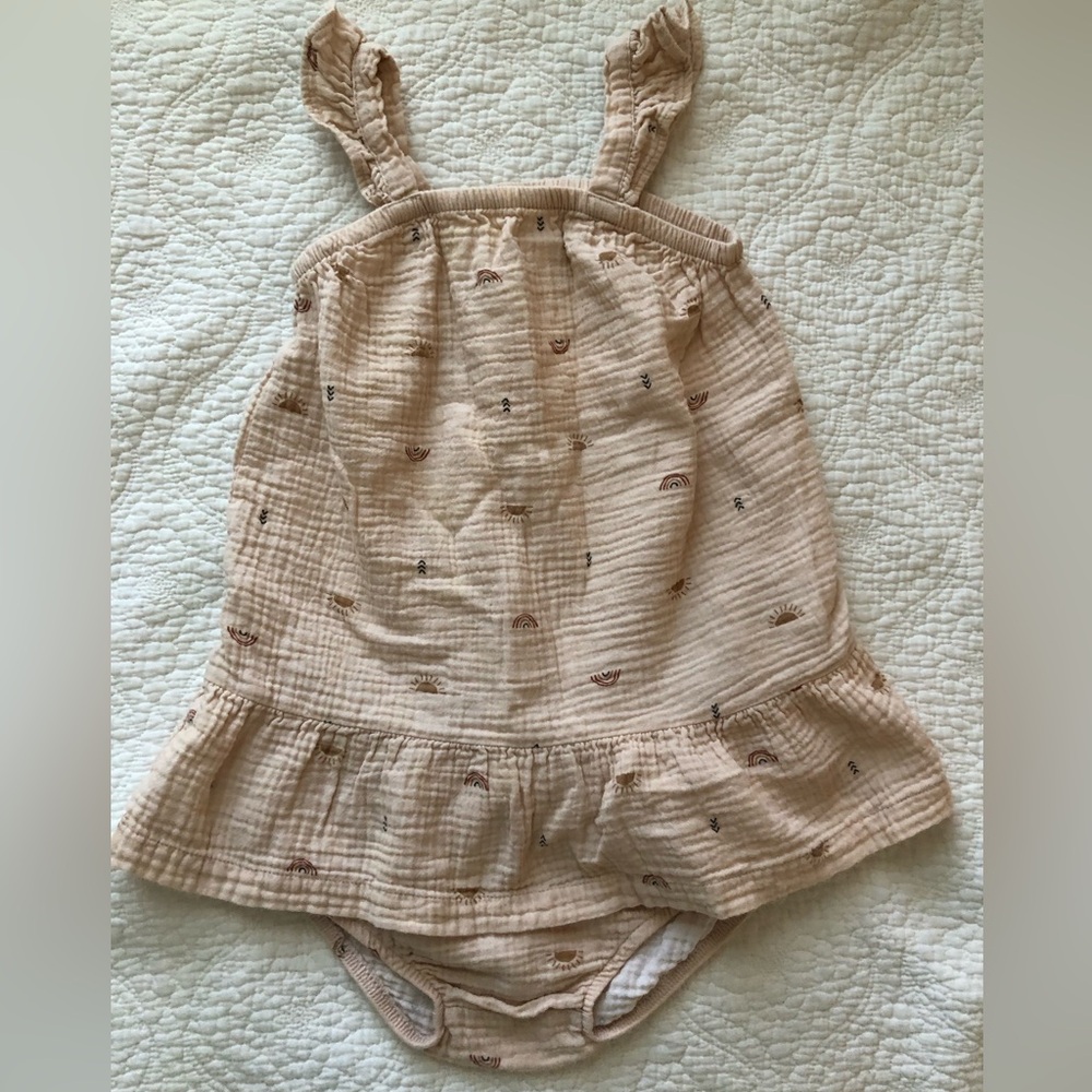 Carter's Light Tan Baby Romper